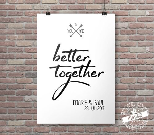 You and me - better together