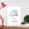 You & me - better together Print