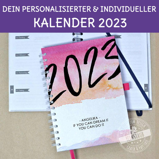 Kalender 2023 personalisierbar Feenstaub