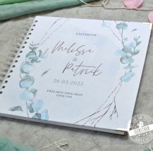 Gästebuch für Hochzeit, quadratisch, Hardcover