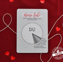 Valentinstag Valentinskarte Liebes Diagramm