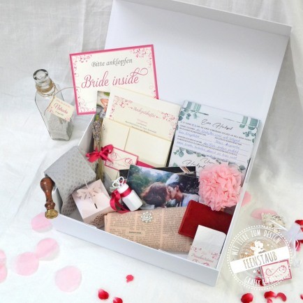 Zeitkapsel Box zur Hochzeit Ideen zum Befüllen von Feenstaub