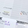 Planer und Kalender Sticker mit wichtigen Terminen und Begriffen
