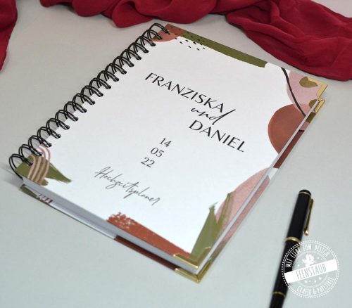 Planungsbuch für deine Hochzeit mit Tipps, Tools, Checklisten und Budgetlisten