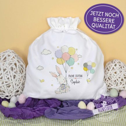 Osterfest, Geschenksack mit Namen personalisiert