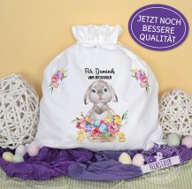 Alternatives Osternest, Geschenksack für Ostern personalisiert