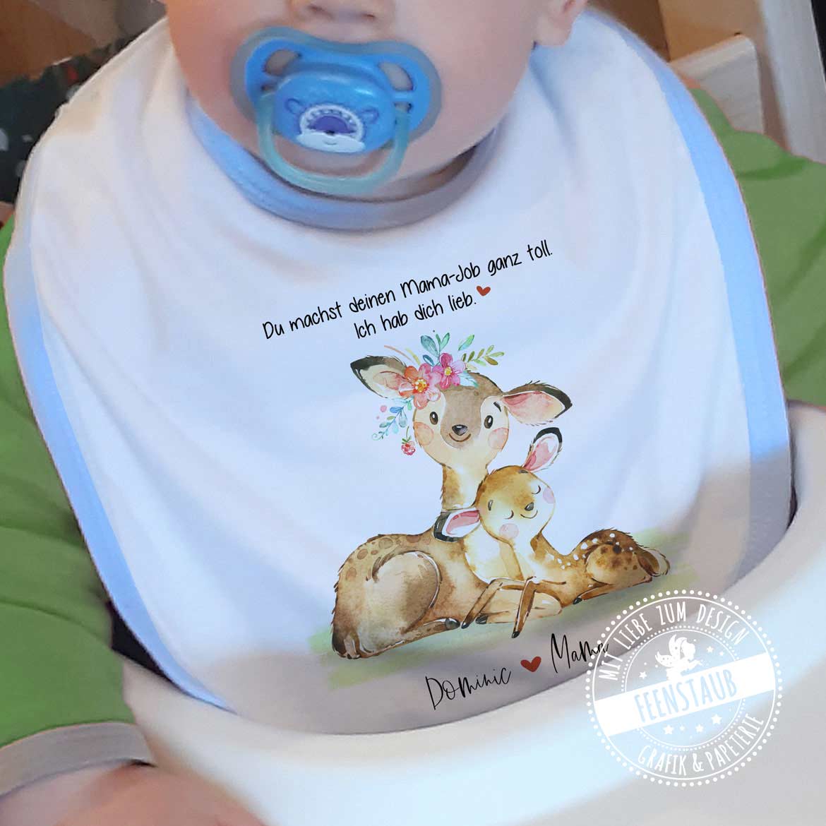Little Angel Personalisierte Baby Lätzchen-Jeder Name/Text-tolle namens Geschenk 