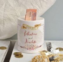 Geldgeschenk Hochzeit Vintag Verpackung - personalisierbar