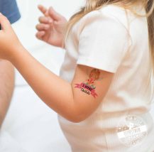 Fee Elfe Tattoo für Kindergeburtstag mit Name und Alter