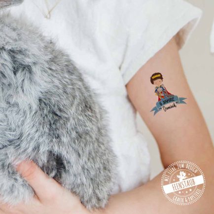 Kindergeburtstag Mitgebsel für Kinder Idee - Tattoos