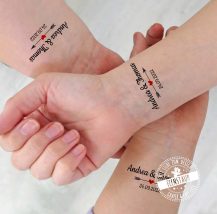 Tattoos für Hochzeitsgäste