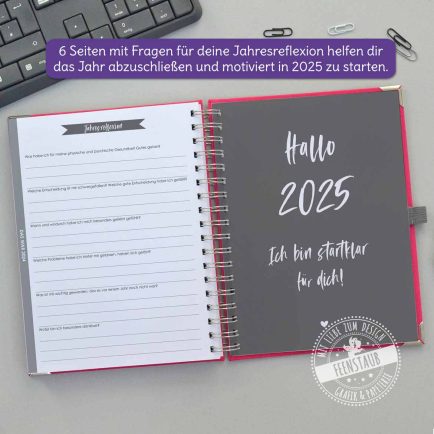 Reflektiere dein Jahr mit dem personalisierbaren Terminkalender 2024
