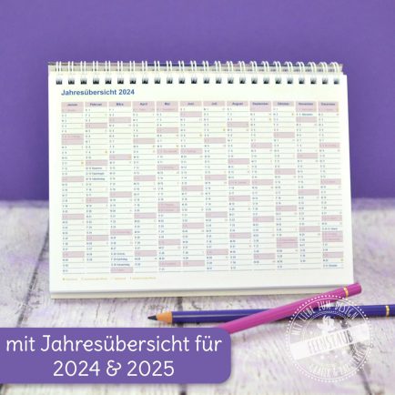 Dankbarkeitstischkalender, Kalender 2024