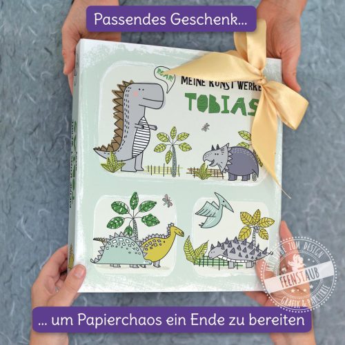 Dino Mappe, Schulordner, Mappe Kindergarten
