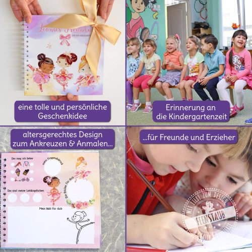 Kindergartenfreundebuch, Freundealbum Kita, Meine ersten Freunde