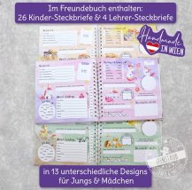 Freundebuch Grundschule, Einschulungsgeschenk, Tänzerin