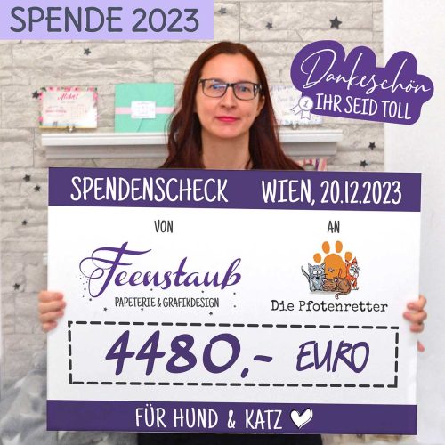 pfotenretter spende 2023