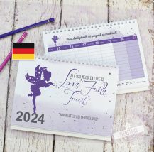 tischkalender 2024, Kalender mit Sprüchen, deutsche Feiertage