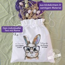 Personalisiertes Sackerl, Säckchen für Ostern Osterfest