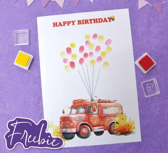 Feuerwehr Geburtstag, Fingerprint, Feuerwehr