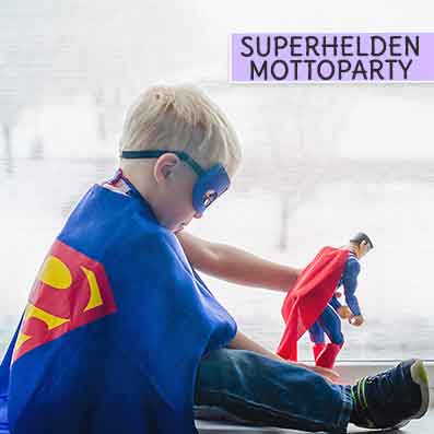 Geburtstagsfeier, Kindergeburtstag Superheldenparty