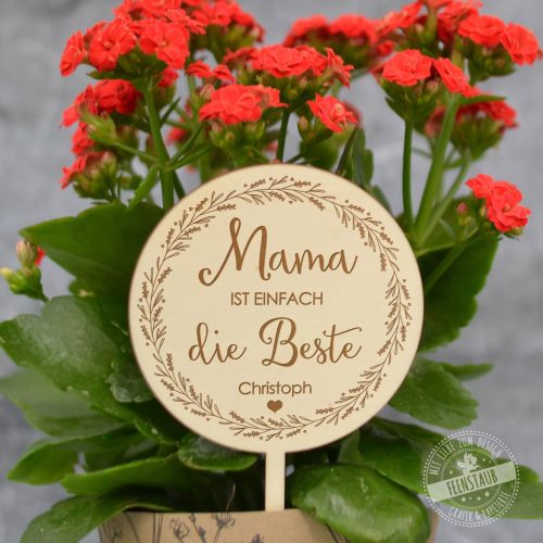 Die beste Mama, Geschenk Blumendeko