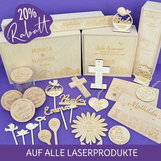 Laserprodukte Rabatt 20%