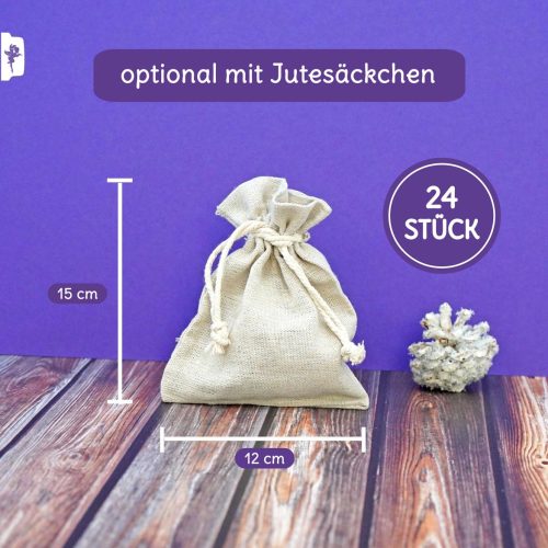 Säckchen Adventskalender, selber befüllen, DIY Adventkalender